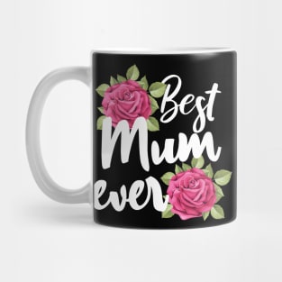 Best Mum Mummy Ever British Mothers Day Rose Mug